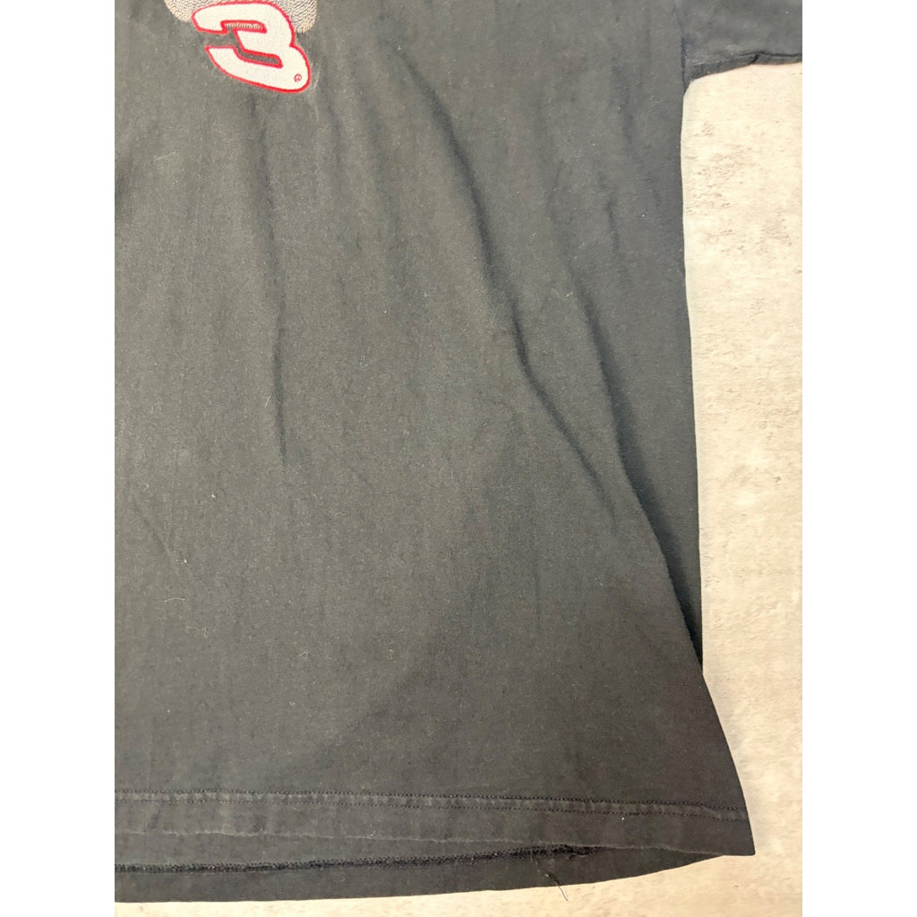 Vintage 90s Dale Earnhardt #3 Nascar Embroidered Spellout Logo T-Shirt Size XL