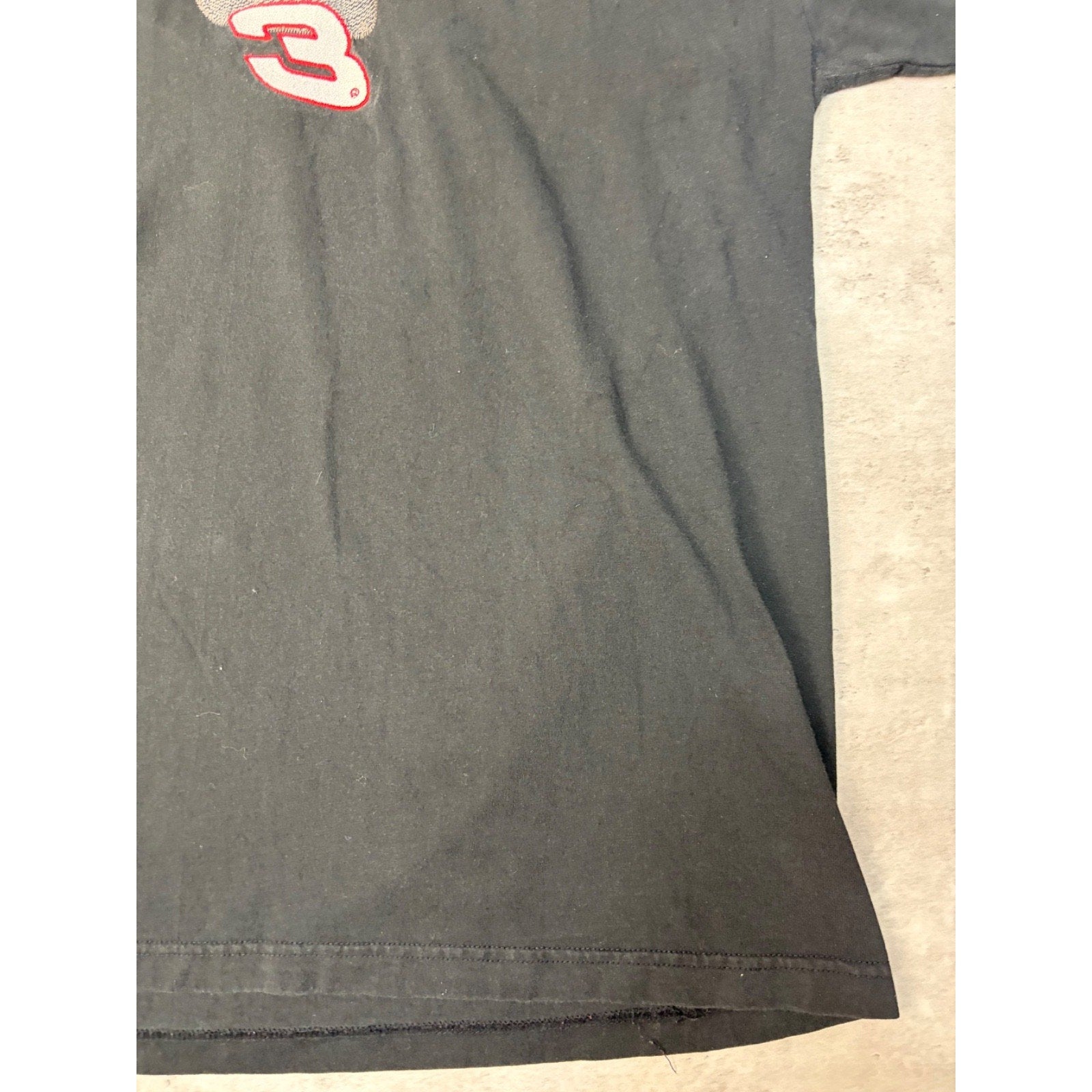 Vintage 90s Dale Earnhardt #3 Nascar Embroidered Spellout Logo T-Shirt Size XL