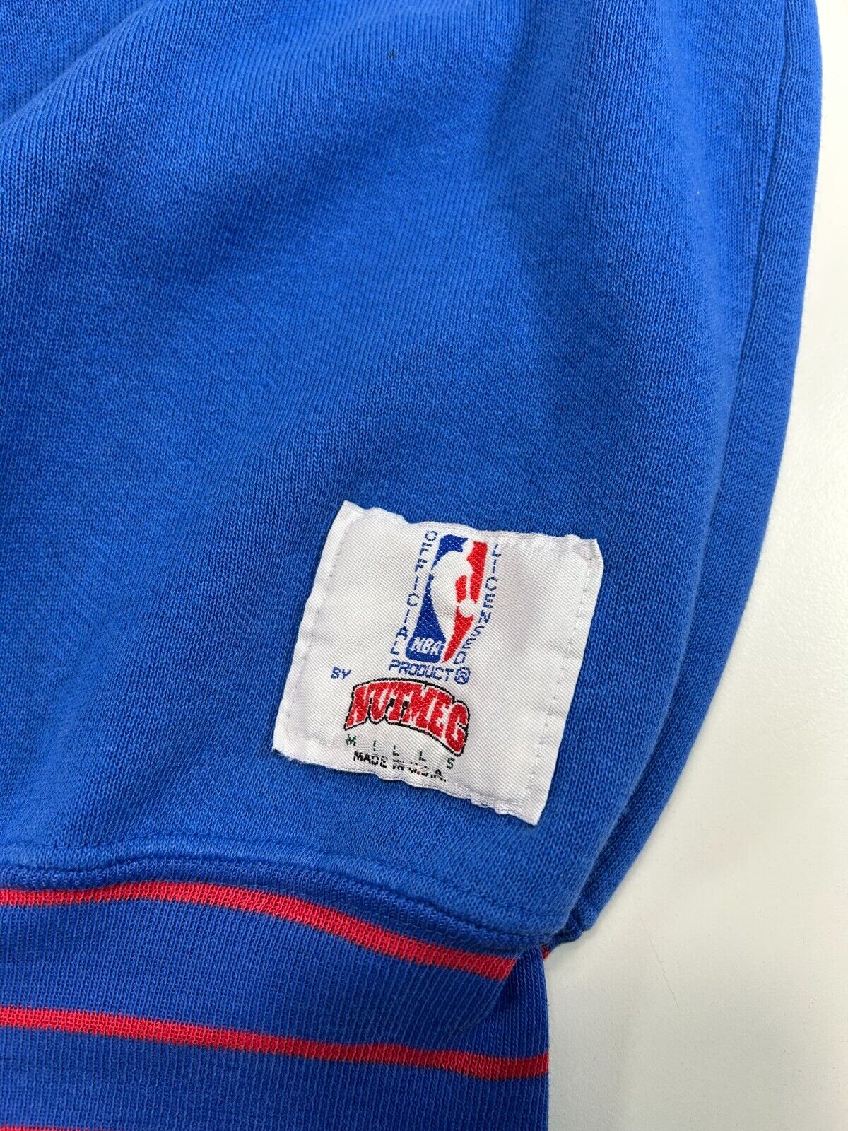 Vintage 90s Detroit Pistons NBA Embroidered Logo Sweatshirt Size XL