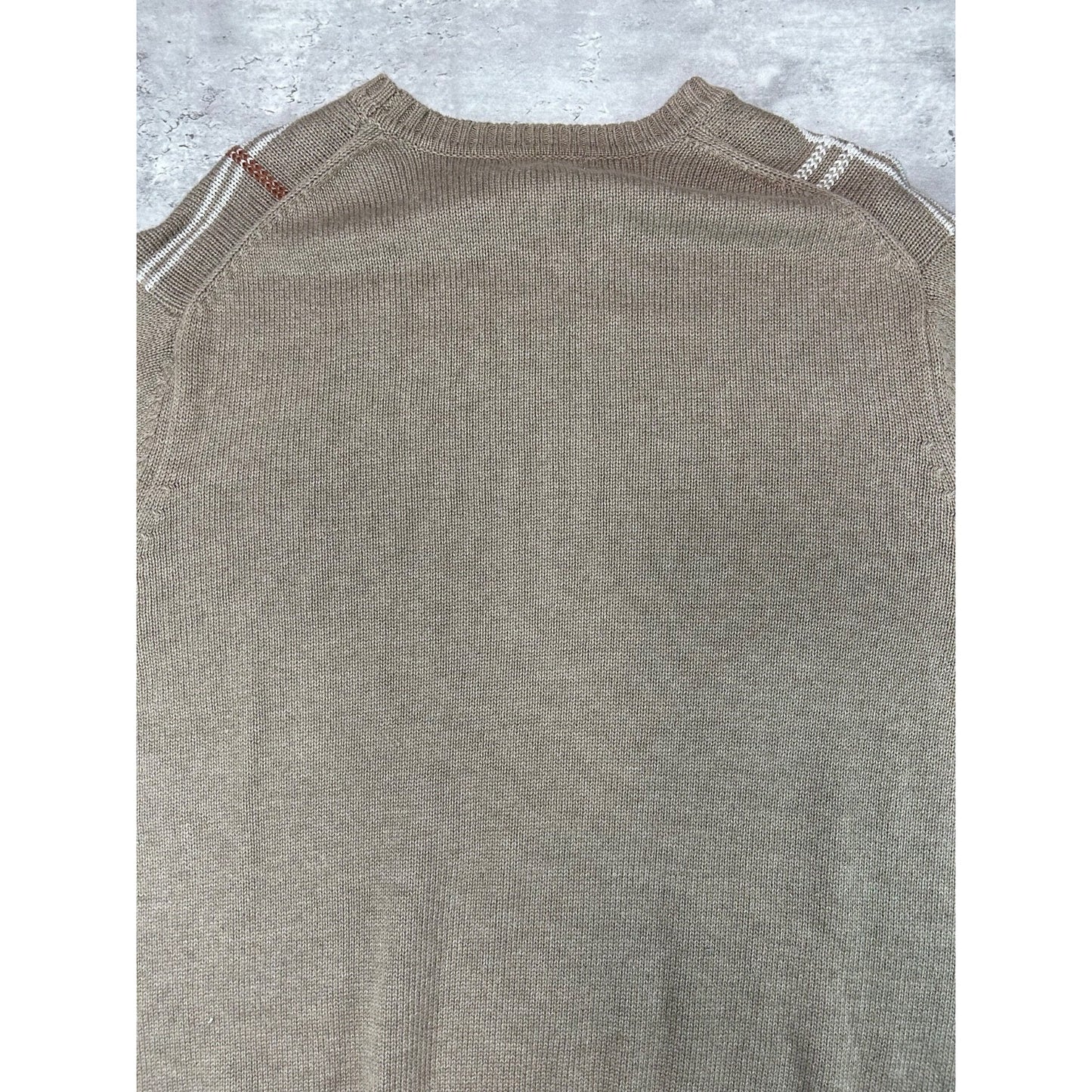 Vintage Dockers Plaid Print Pullover Ribbed Knit Sweater Size XL