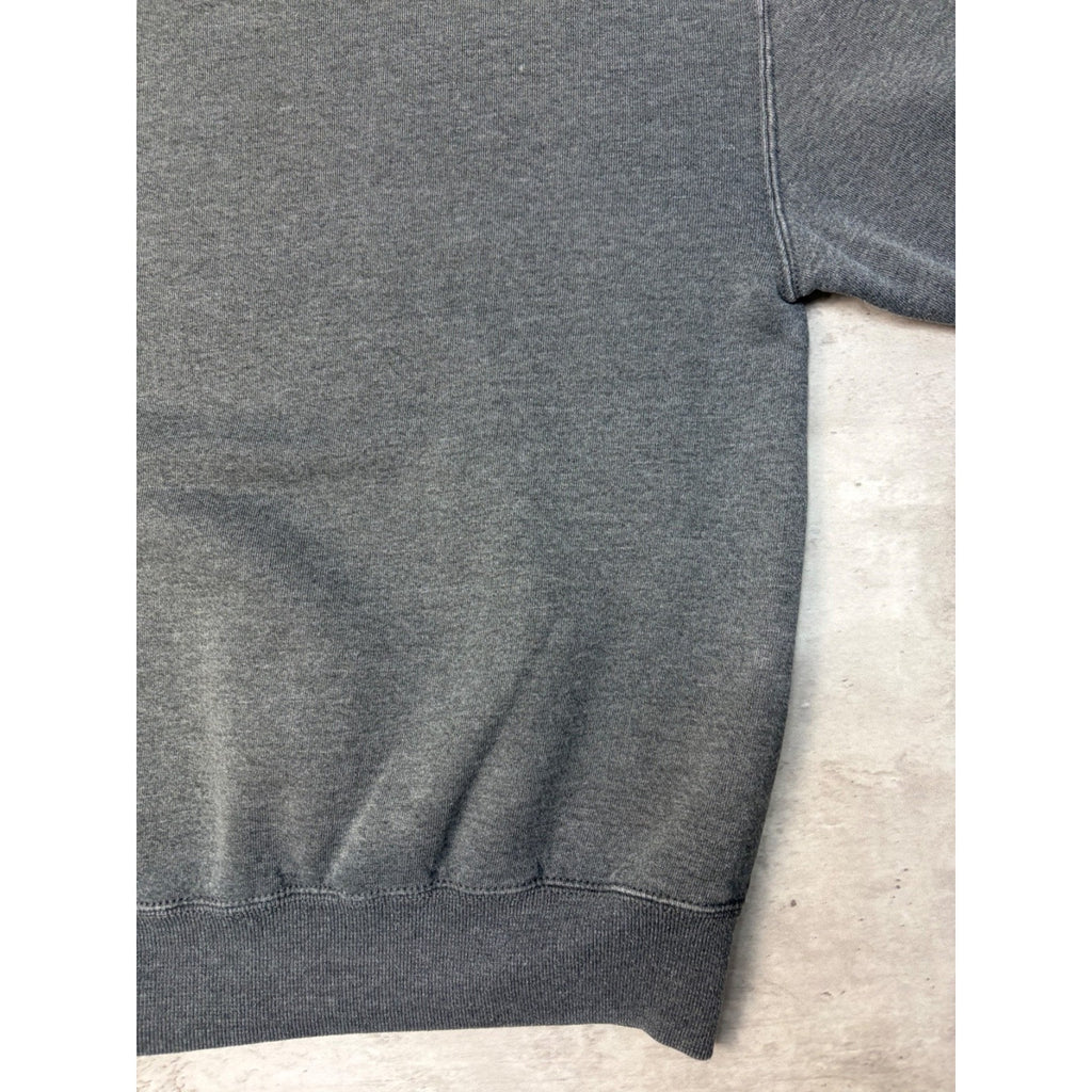 Vintage 90s Russell Athletics Black Pullover Crewneck Sweatshirt Size Medium