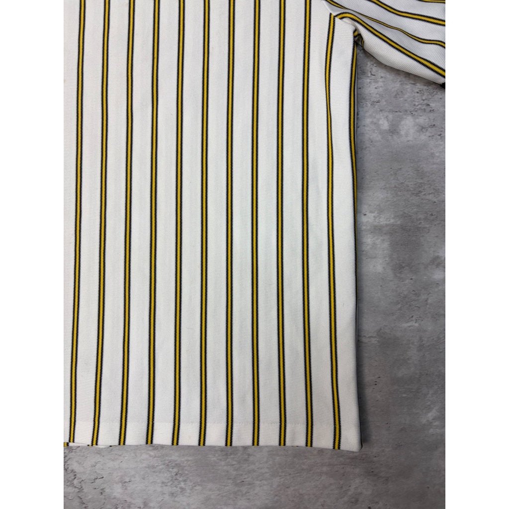 Vintage 80s Pittsburgh Pirates MLB Pinstripe Pullover Baseball Jersey Size Large