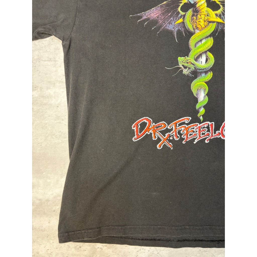 Vintage 2003 Motley Crue Dr. Feelgood Metal Music Graphic T-Shirt Size XL