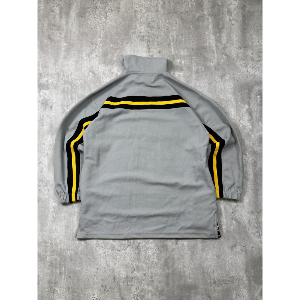 VTG Y2K Southpole Embroidered Spellout Two Tone 1/4 Zip Sweatshirt Size Large