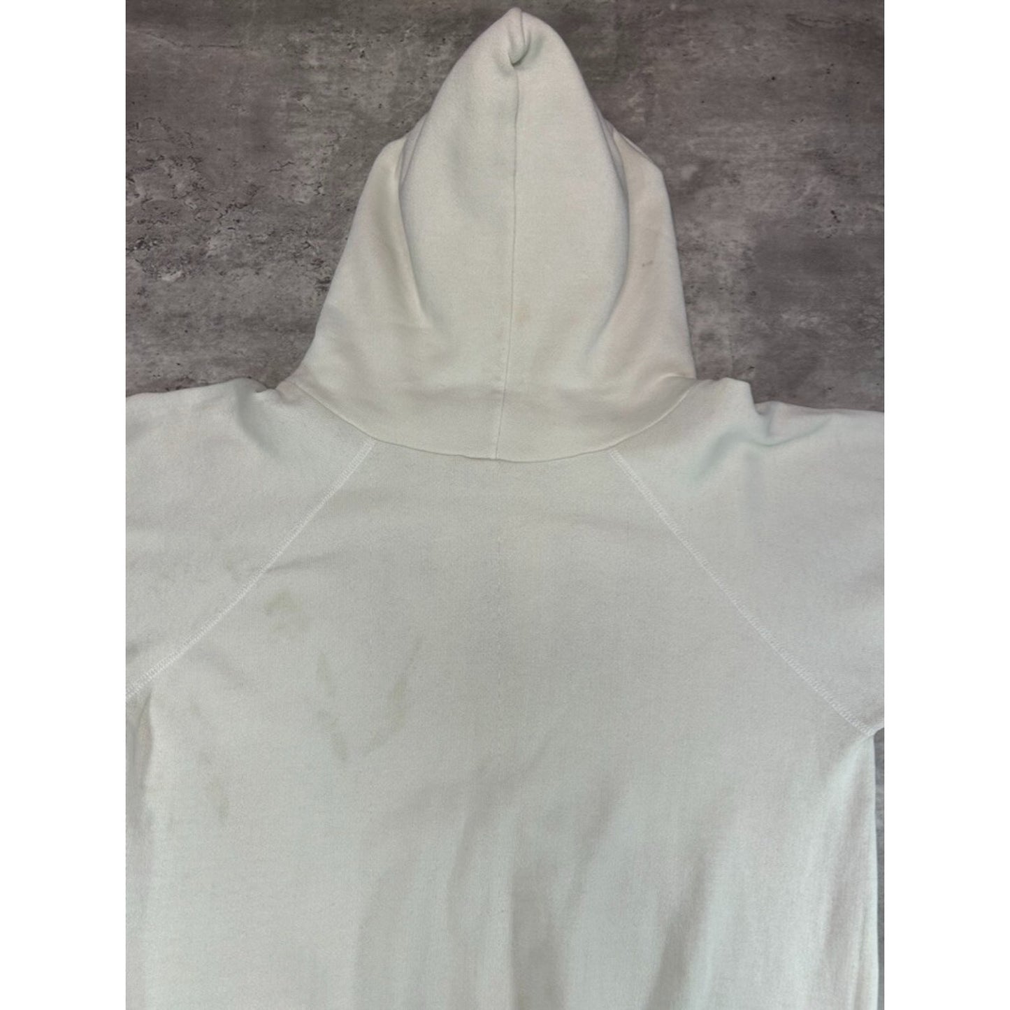 Vintage 80s Champion MIT Graphic Spellout Hooded Sweatshirt Size Large