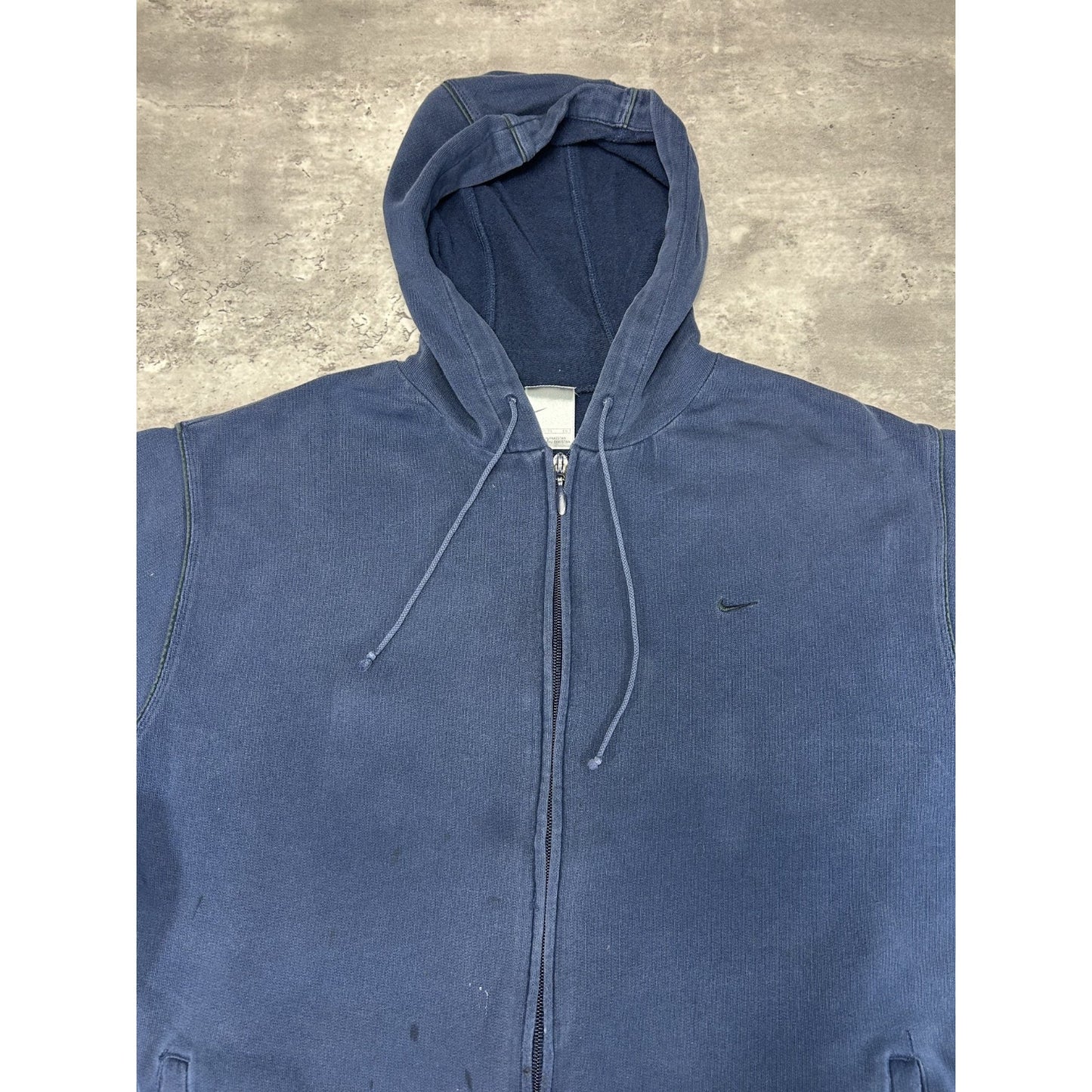 Vintage 2000s Nike Embroidered Swoosh Full Zip Hooded Sweatshirt Size YOUTH XL