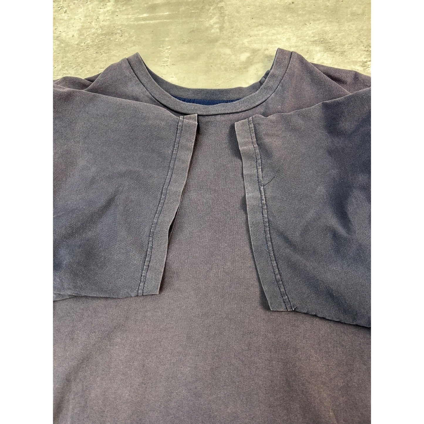 Vintage 2000s Nike Embroidered Swoosh T-Shirt Size 2XL Navy Blue