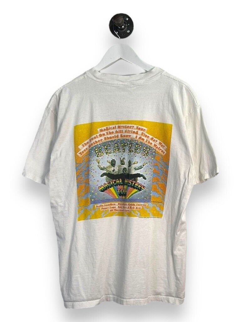 Vintage 1992 The Beatles Magical Mystery Tour Movie Promo Band T-Shirt Size L