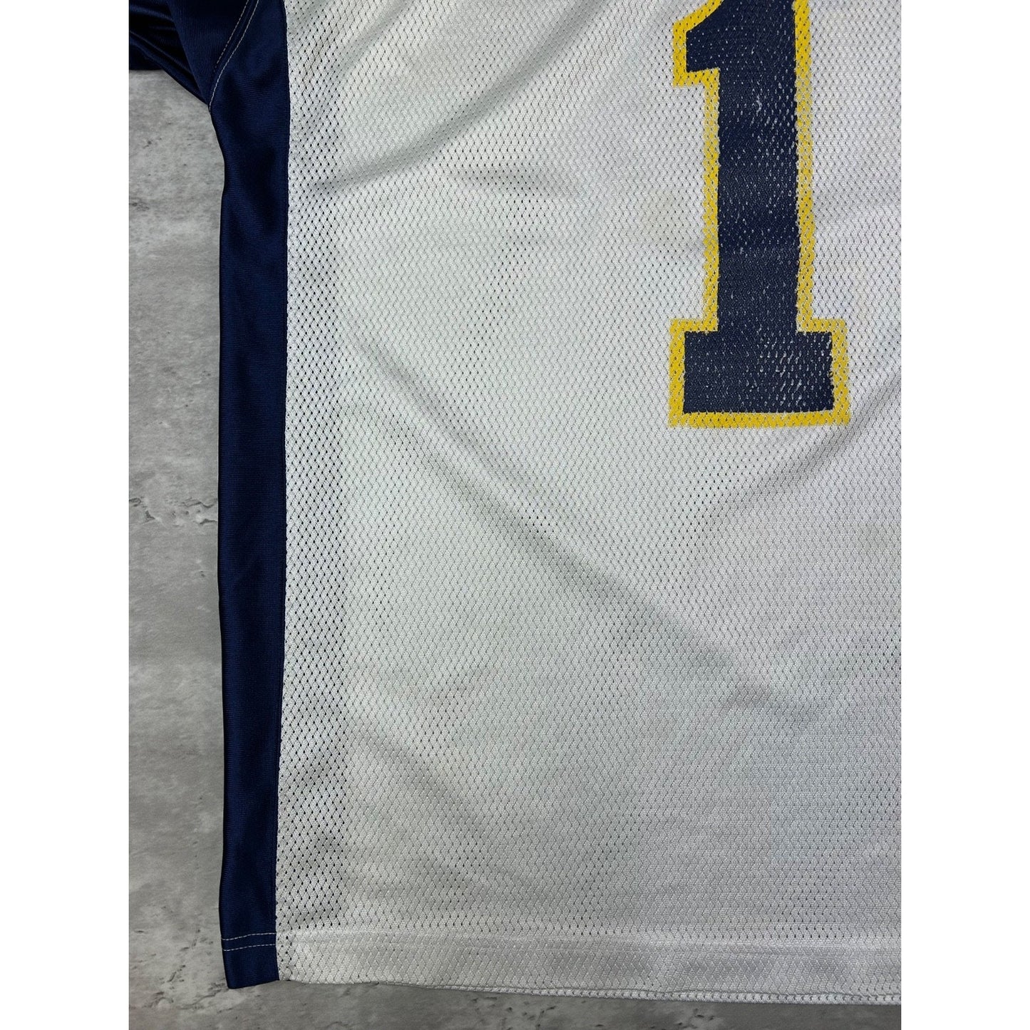 Vintage Michigan Wolverines #1 NCAA Starter Football Jersey Size Large