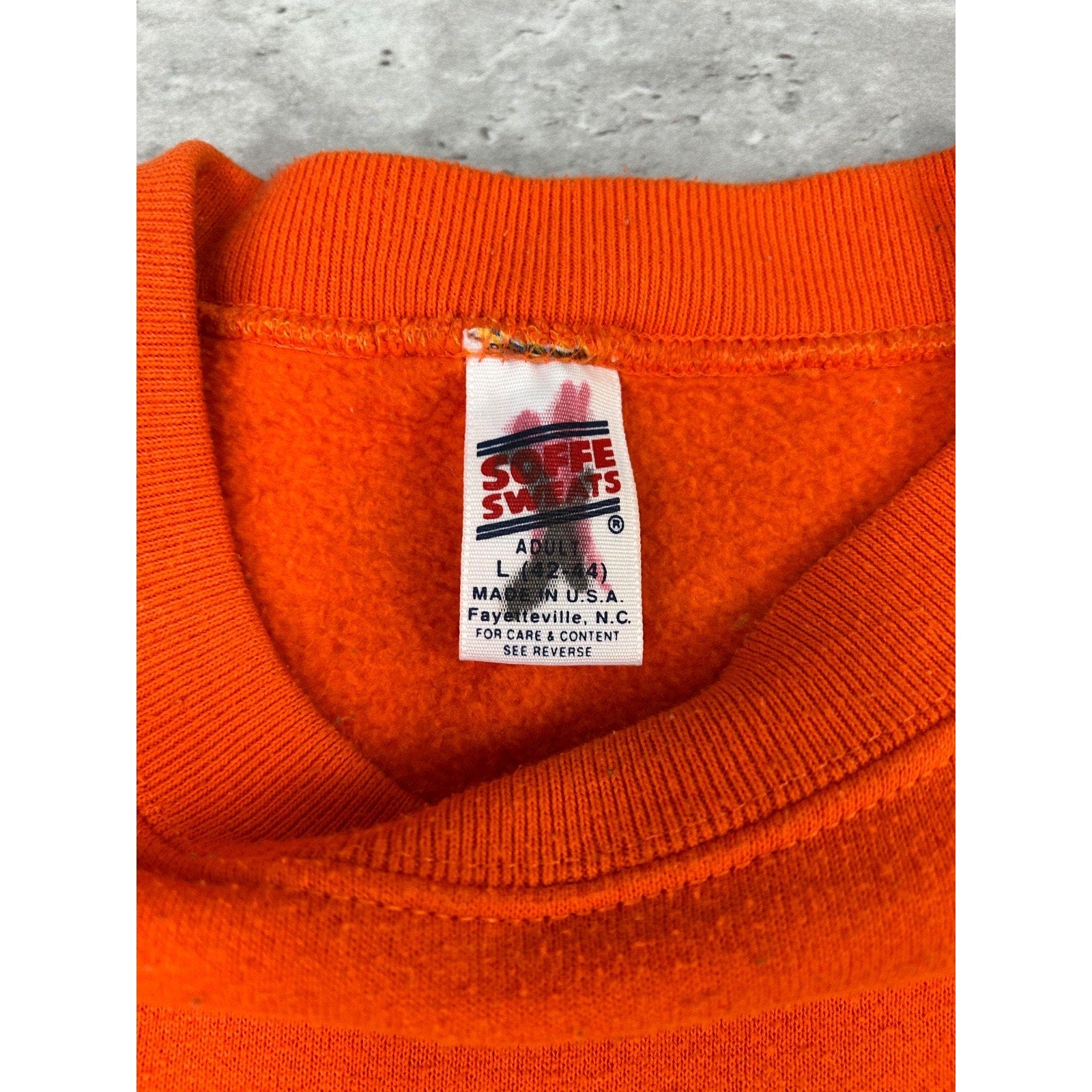 Vintage 1989 Miami Hurricanes NCAA National Champs Football Sweatshirt Sz Large