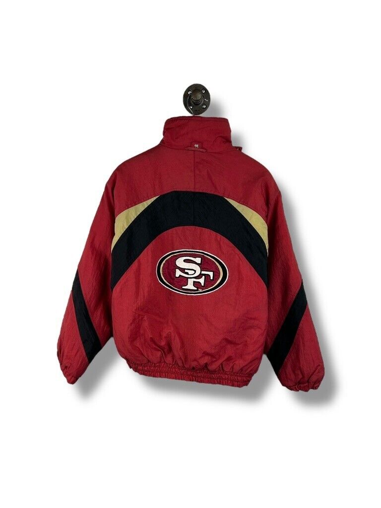 Vintage 90s San Fransisco 49ers NFL Insulated Full Zip Football Jacket Sz Small