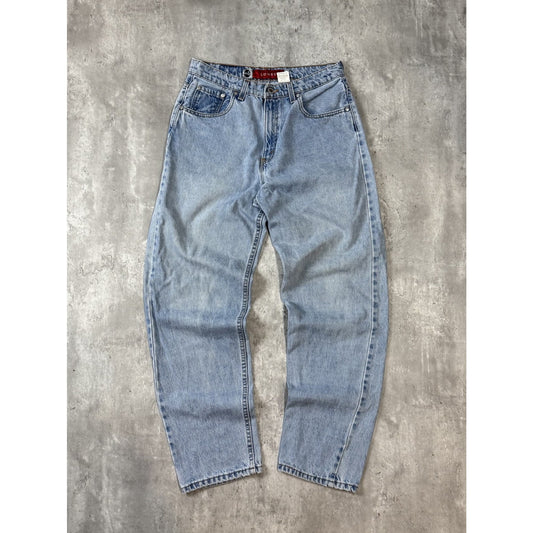Vintage 90s Levis Silvertab Loose Fit Light Wash Denim Pants Size 30 Blue