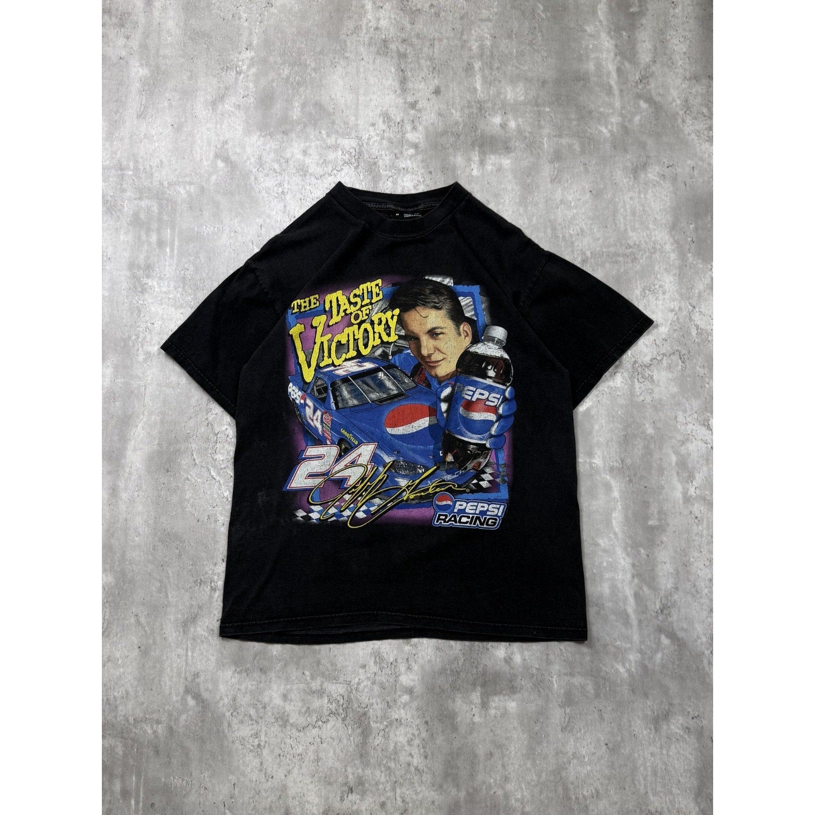 Vintage 2000 Jeff Gordon #24 Pepsi Racing Nascar Graphic T-Shirt Size Medium