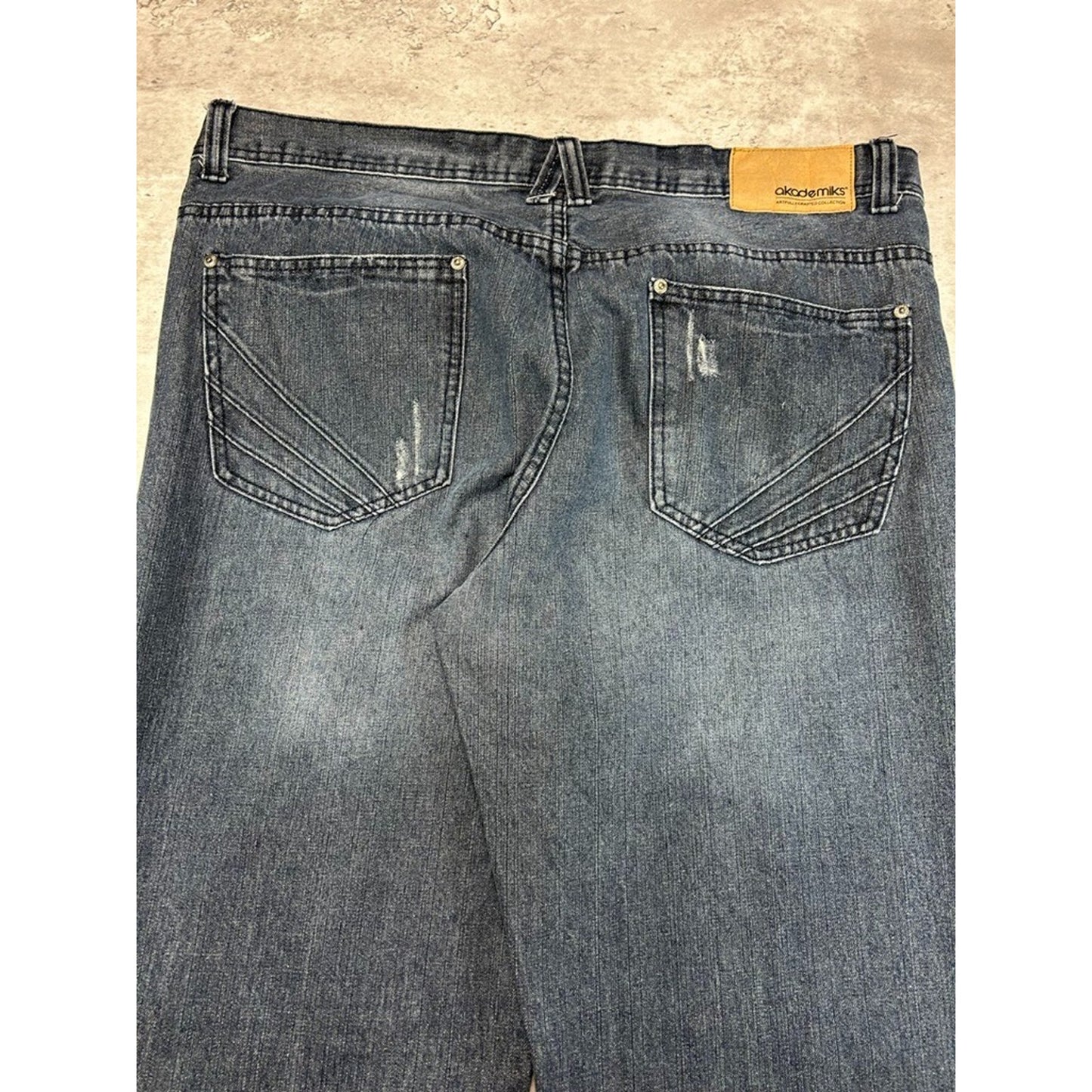 Vintage Y2K Akademiks Dark Wash Denim Pants Size 40