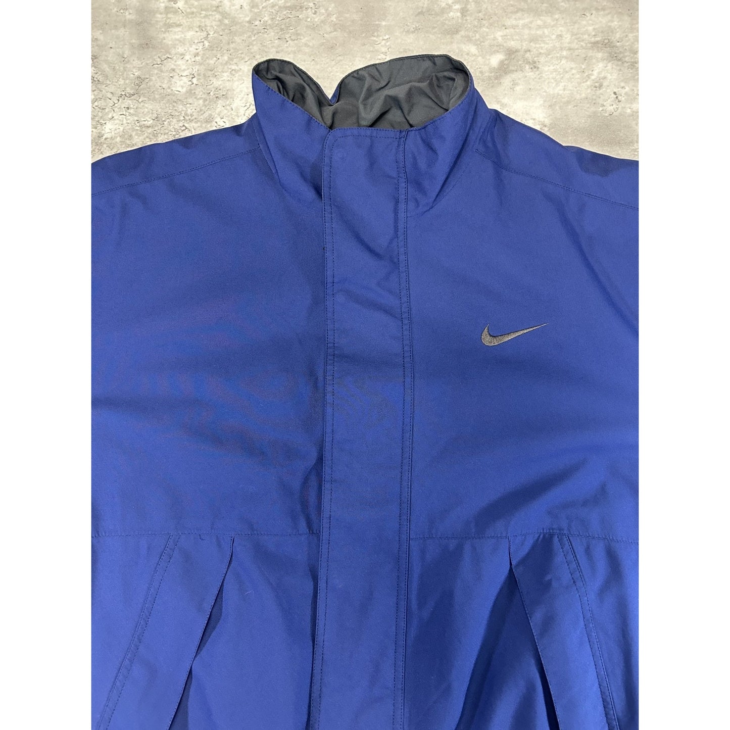 Vintage 2000s Nike Embroidered Swoosh Insulated Full Zip Jacket Size Large
