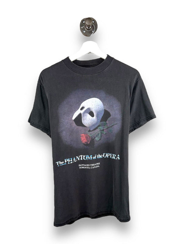 Vintage 90s Phantom Of The Opera Toronto Musical Graphic T-Shirt Size Medium