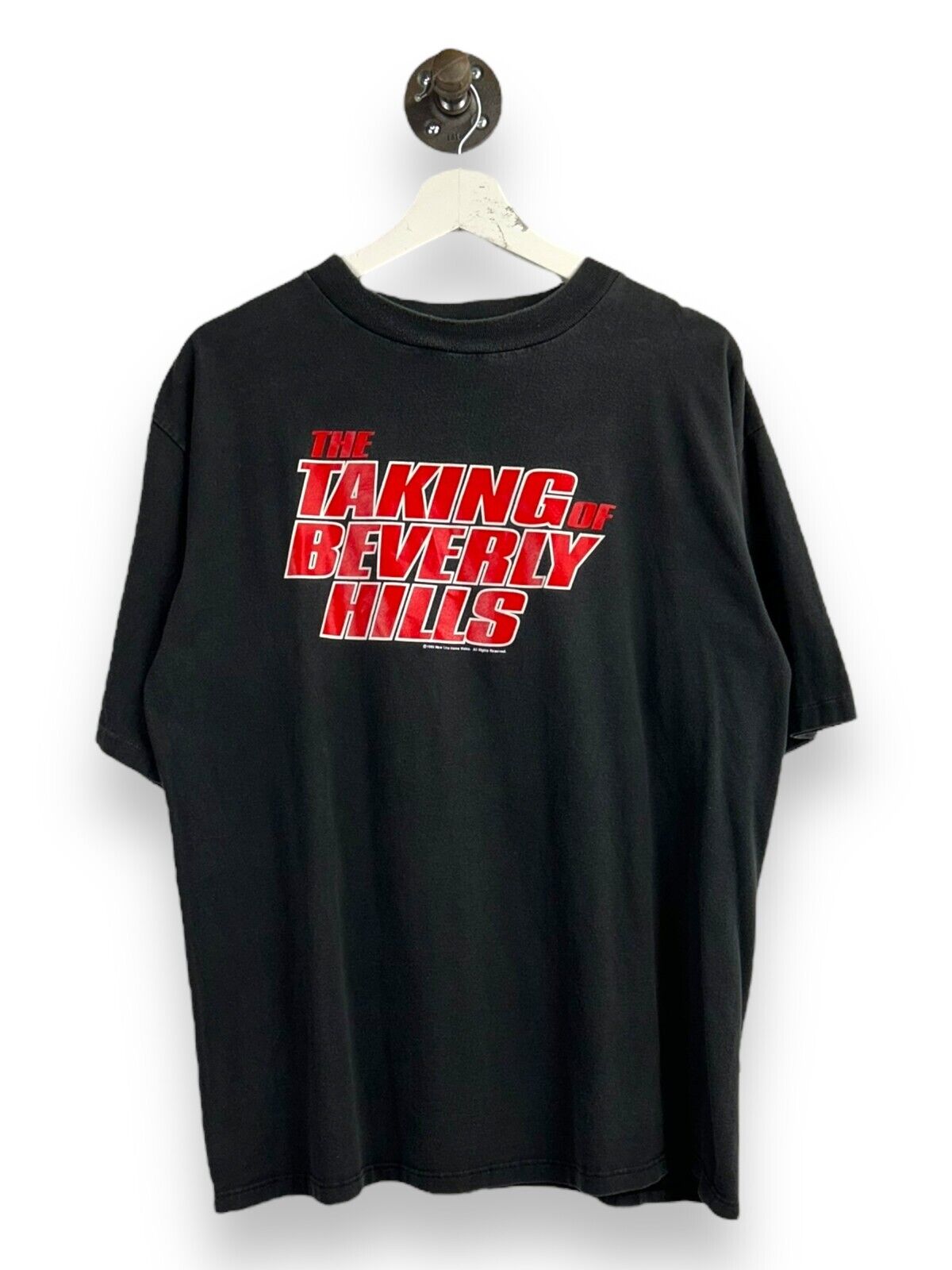 Vintage 1992 The Taking Of Beverly Hills Movie Promo Graphic T-Shirt Size Large