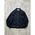 Vintage 1970s Towncraft Nylon Navy Blue Coaches Jacket Size XL