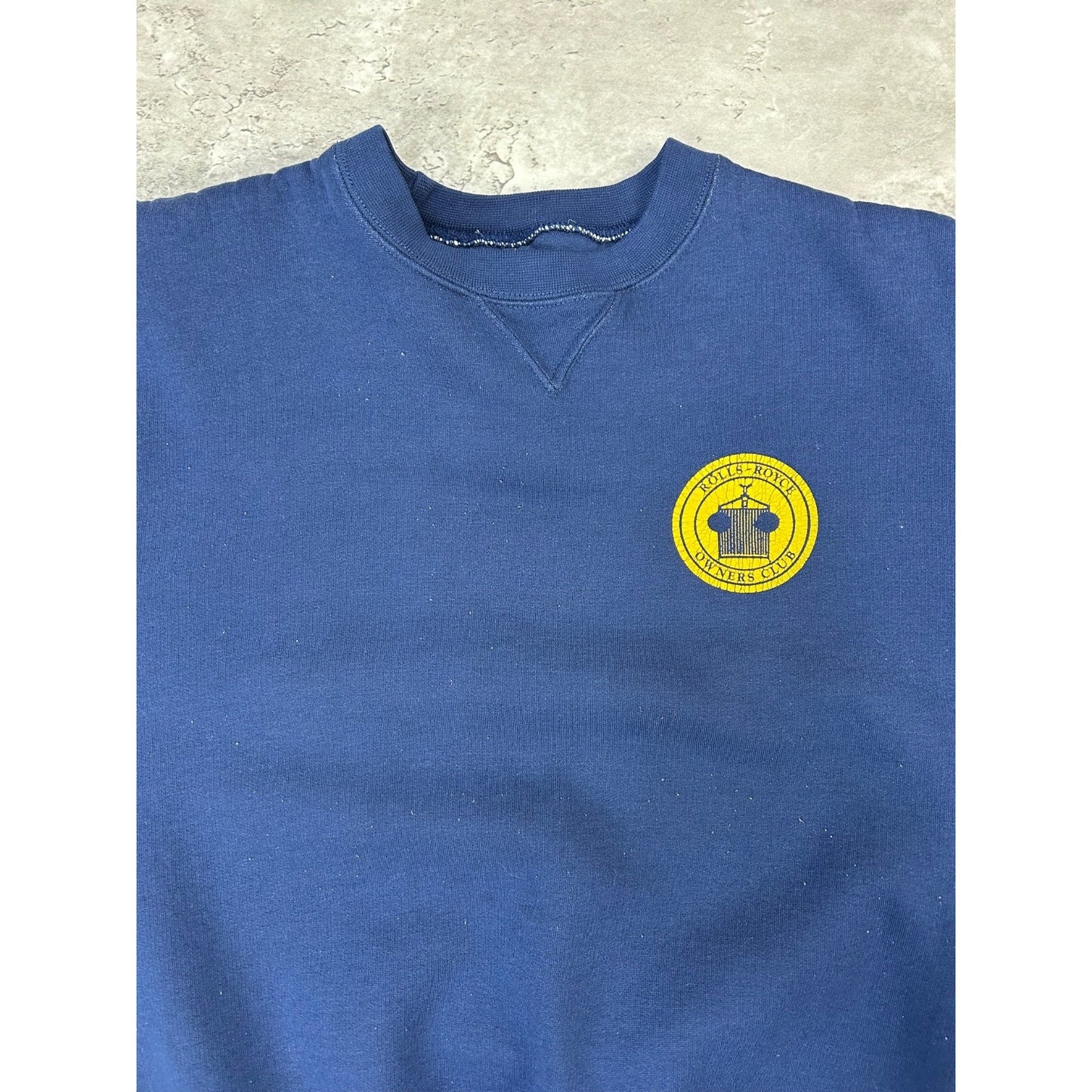 Vintage 90s Rolls Royce Owners Club Graphi Crest Pullover Sweatshirt Size Small