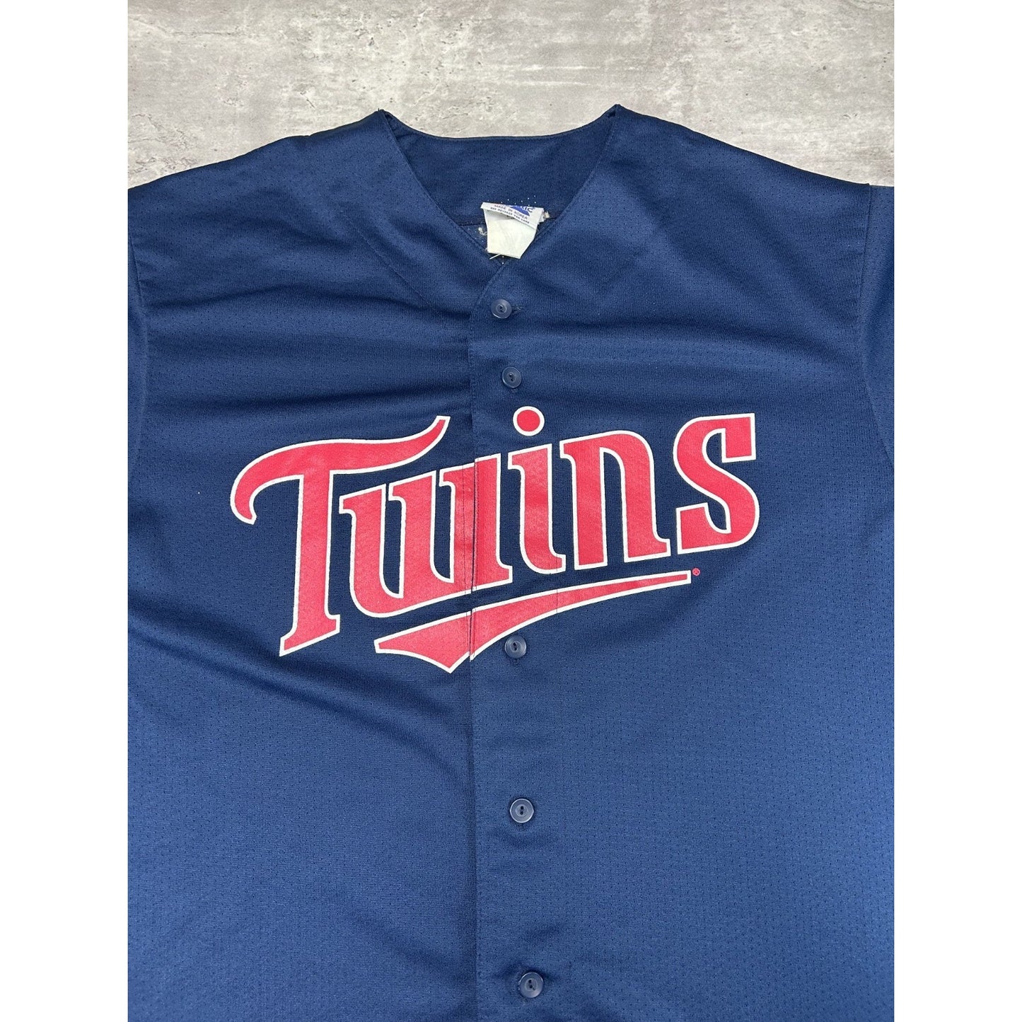 Vintage 90s Cristian Guzmán #15 Minnesota Twins MLB Jersey Size XL