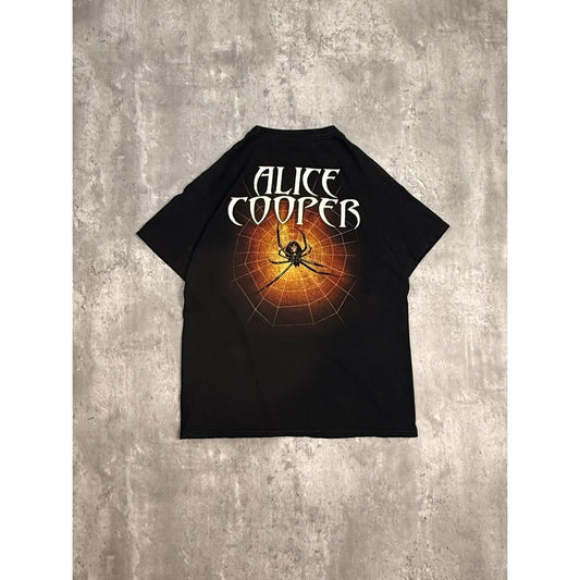 Vintage Alice Cooper Metal Music Portrait Graphic Band T-Shirt Size Medium
