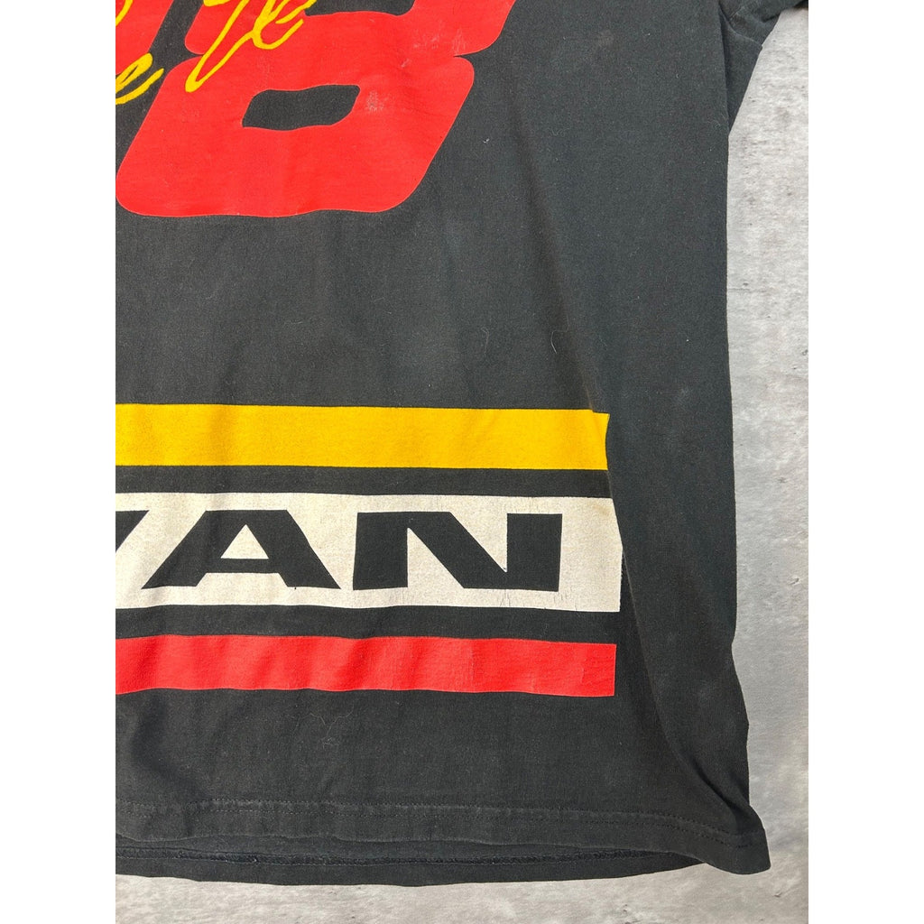 Vintage 90s Ernie Irvan #28 Nascar Racing All Over Print T-Shirt Size XL