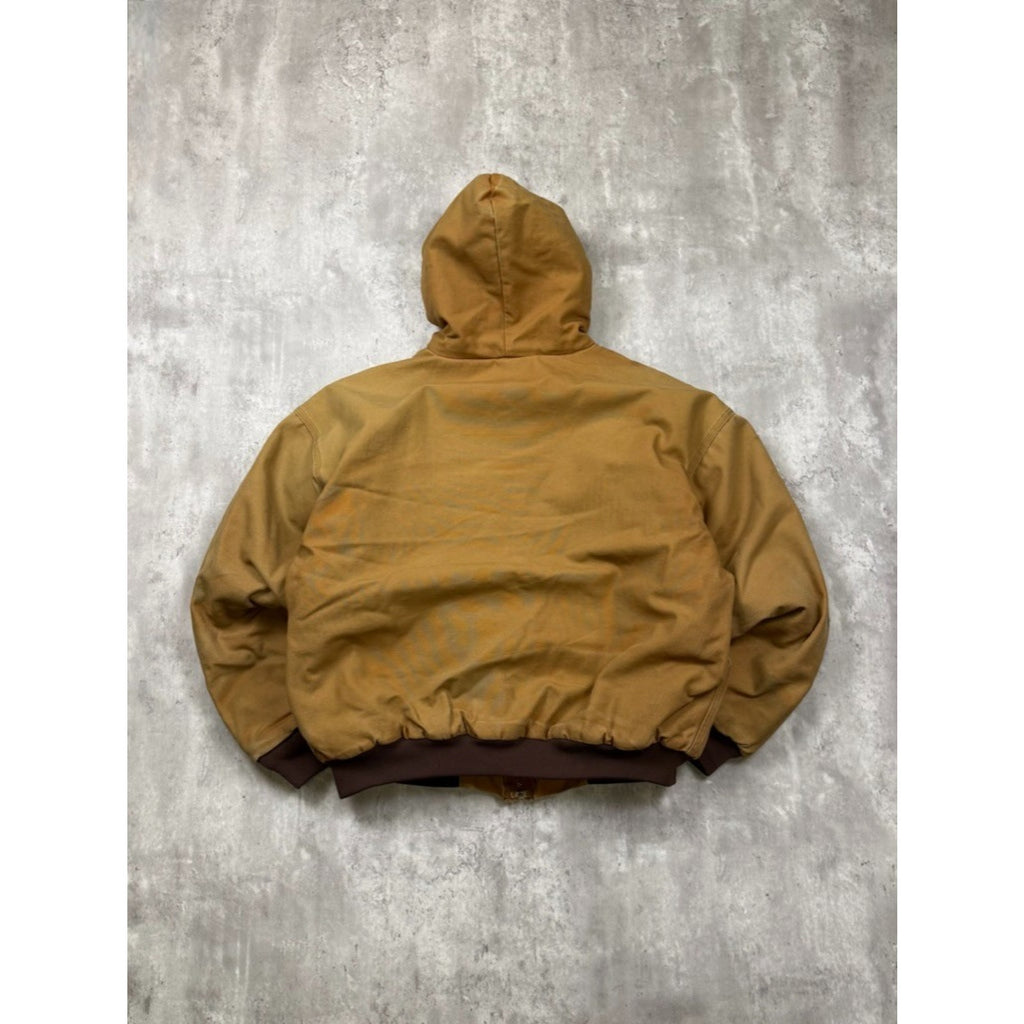 Vintage Wear Guard Insulated Full Zip Insulated Hooded Workwear Jacket Sz Large