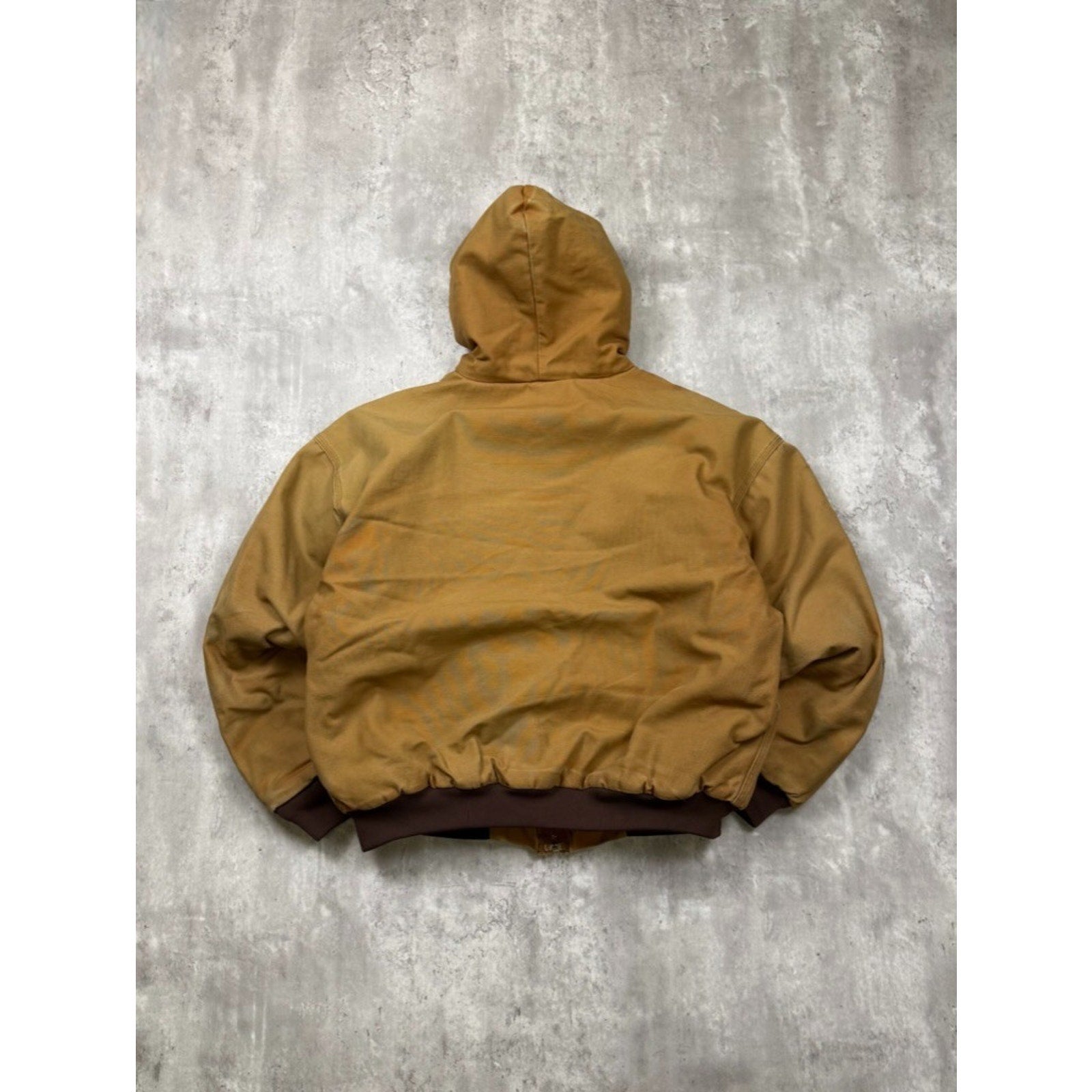 Vintage Wear Guard Insulated Full Zip Insulated Hooded Workwear Jacket Sz Large