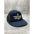 Vintage 80s Top Gun Movie Promo Spellout Trucker Snapback Hat OSFA