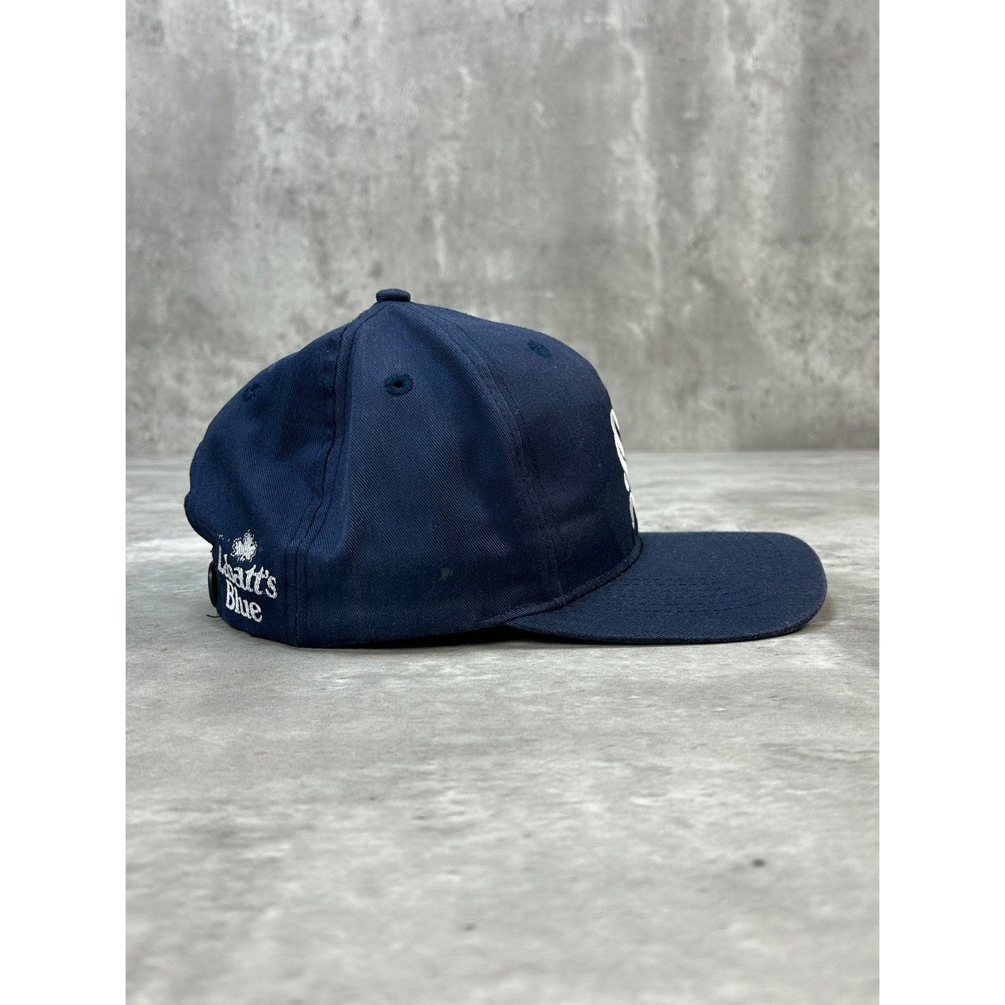 Vintage Old English S Embroidered Logo Snapback Hat OSFA