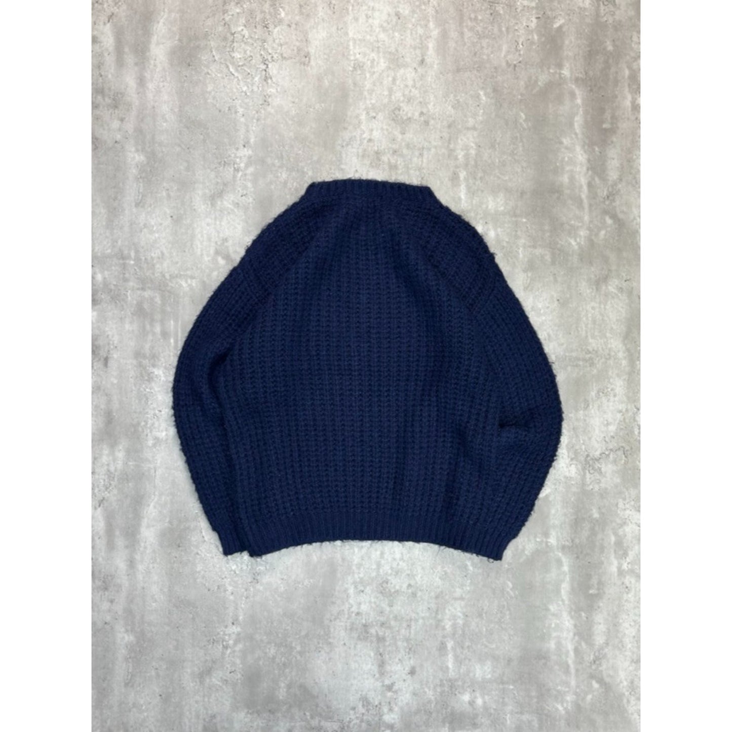 Vintage 19th Avenue Heavyweight Pullover Knit Sweater Size Medium Blue