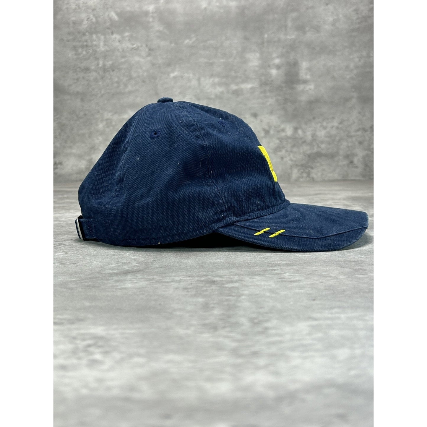 Vintage Michigan Wolverines NCAA Adidas Embroidered Logo Strapback Hat OSFA