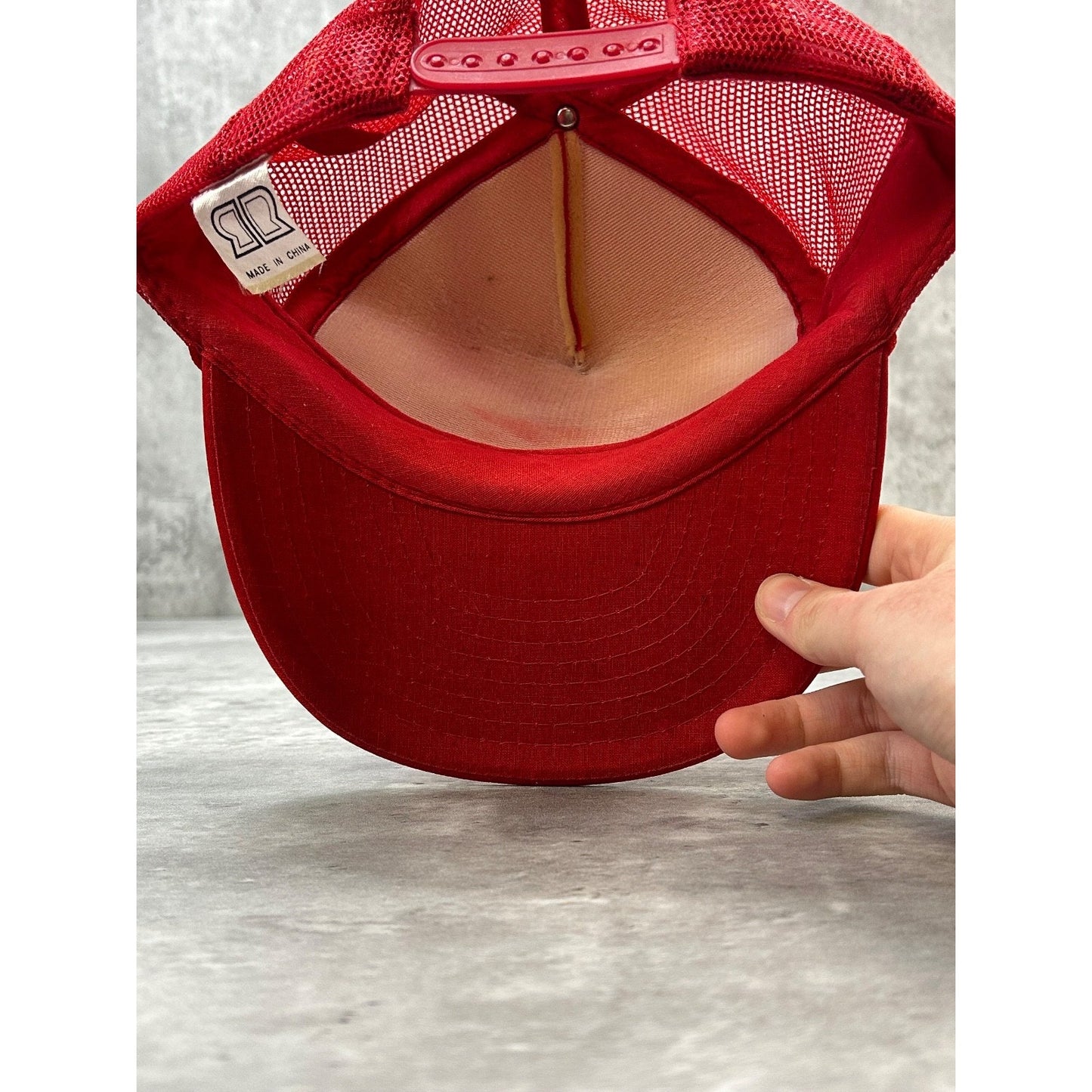 Vintage 90s A.W. Marion Boat Rentals Graphic Trucker Snapback Hat OSFA