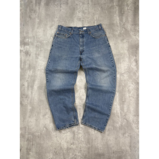 Vintage 90s Levis 550 Red Tab Relaxed Fit Medium Wash Denim Pants Pants Size 34