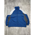 Vintage Detroit Lions NFL Embroidered Full Zip Nylon Windbreaker Jacket Size XL