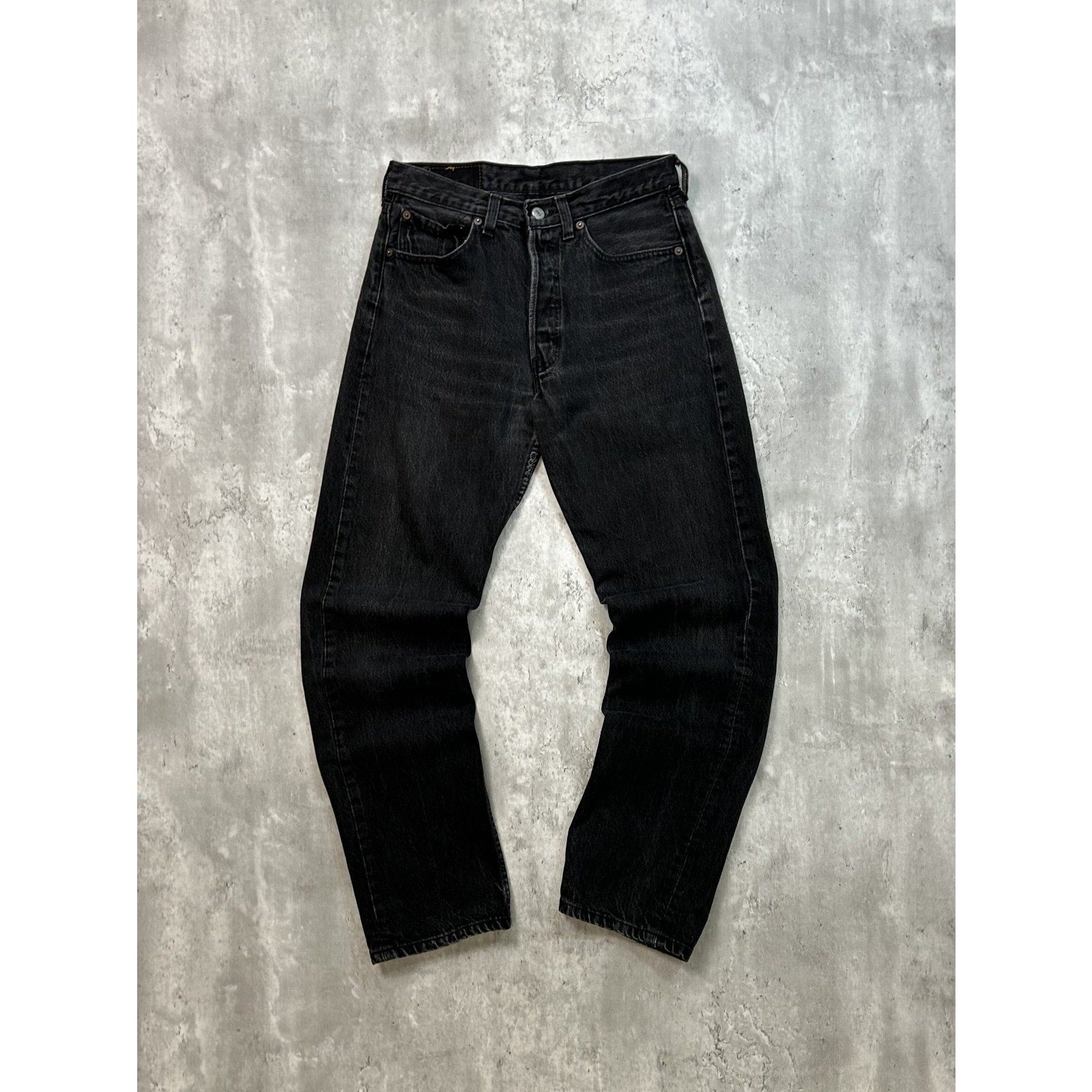 Vintage 90s Levis 505 Red Tab Black Denim Pants Size 28