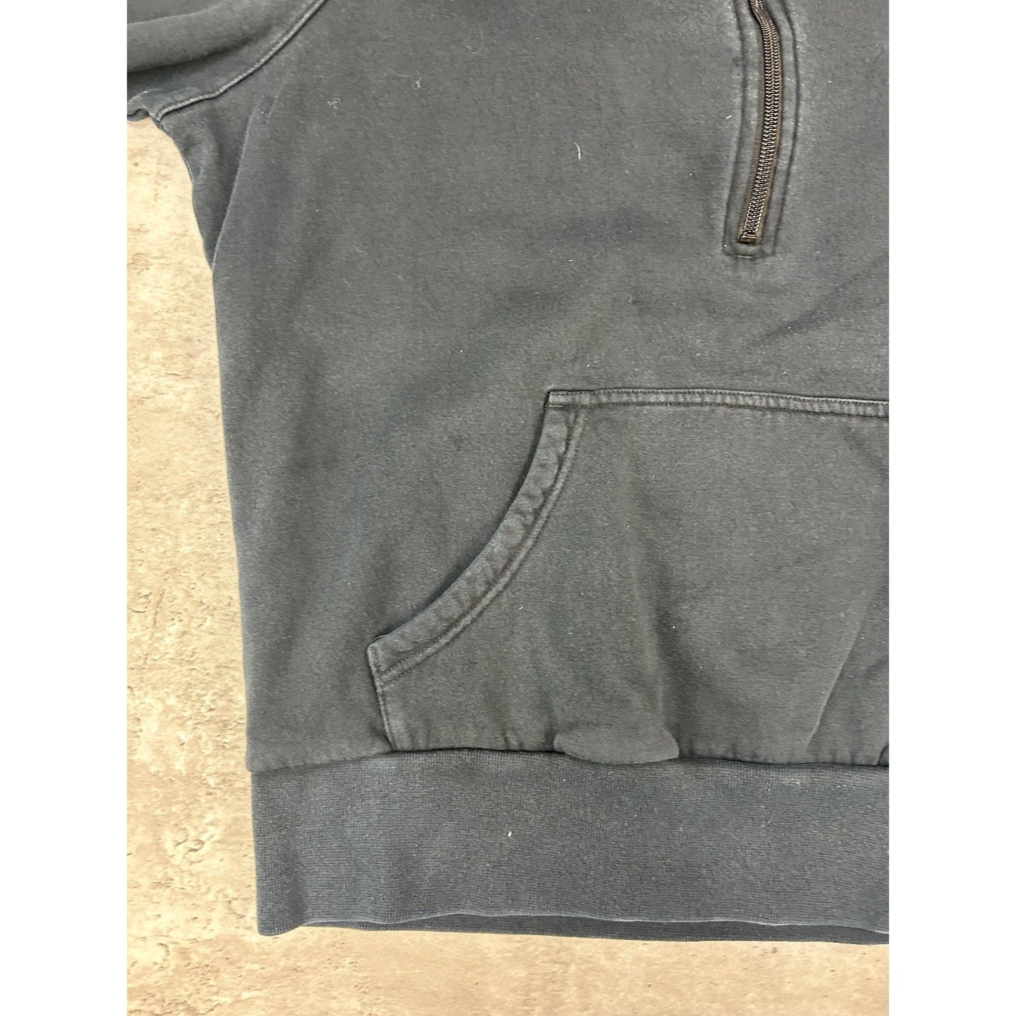 Vintage 2000s Nike Embroidered Mini Swoosh 1/4 Zip Crewneck Sweatshirt YOUTH XL