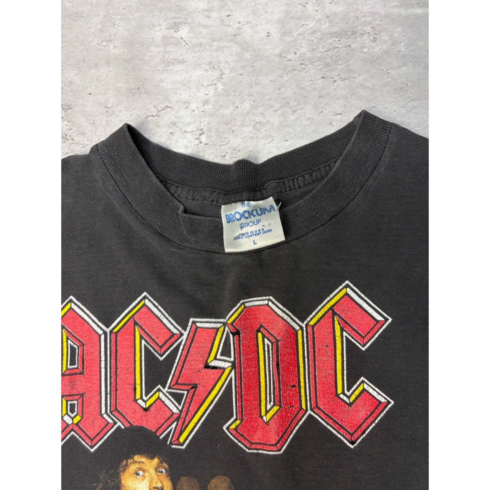 Vintage 1996 AC/DC Angus Young Mistress For Christmas Rock Tour T-Shirt Sz Large