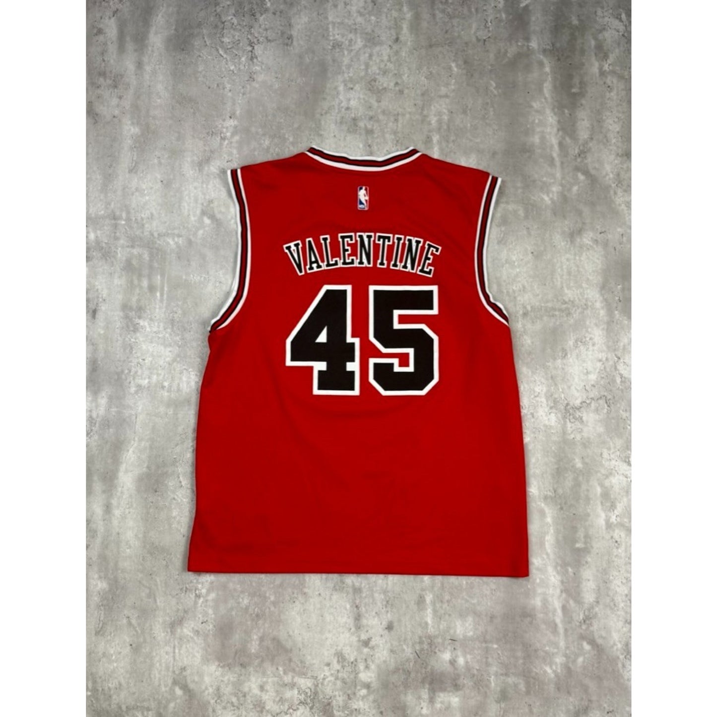 Denzel Valentine #45 Chicago Bulls Adidas Basketball Jersey Size Large