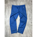 Vintage 80s/90s Brooks Embroidered Spellout Nylon Track Pants Size Large Blue