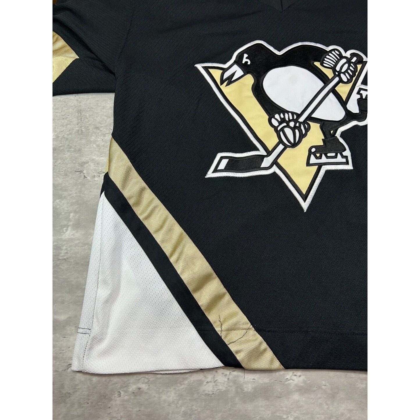 Vintage Pittsburgh Penguins NHL Stitched Koho Hockey Jersey Size Medium Black