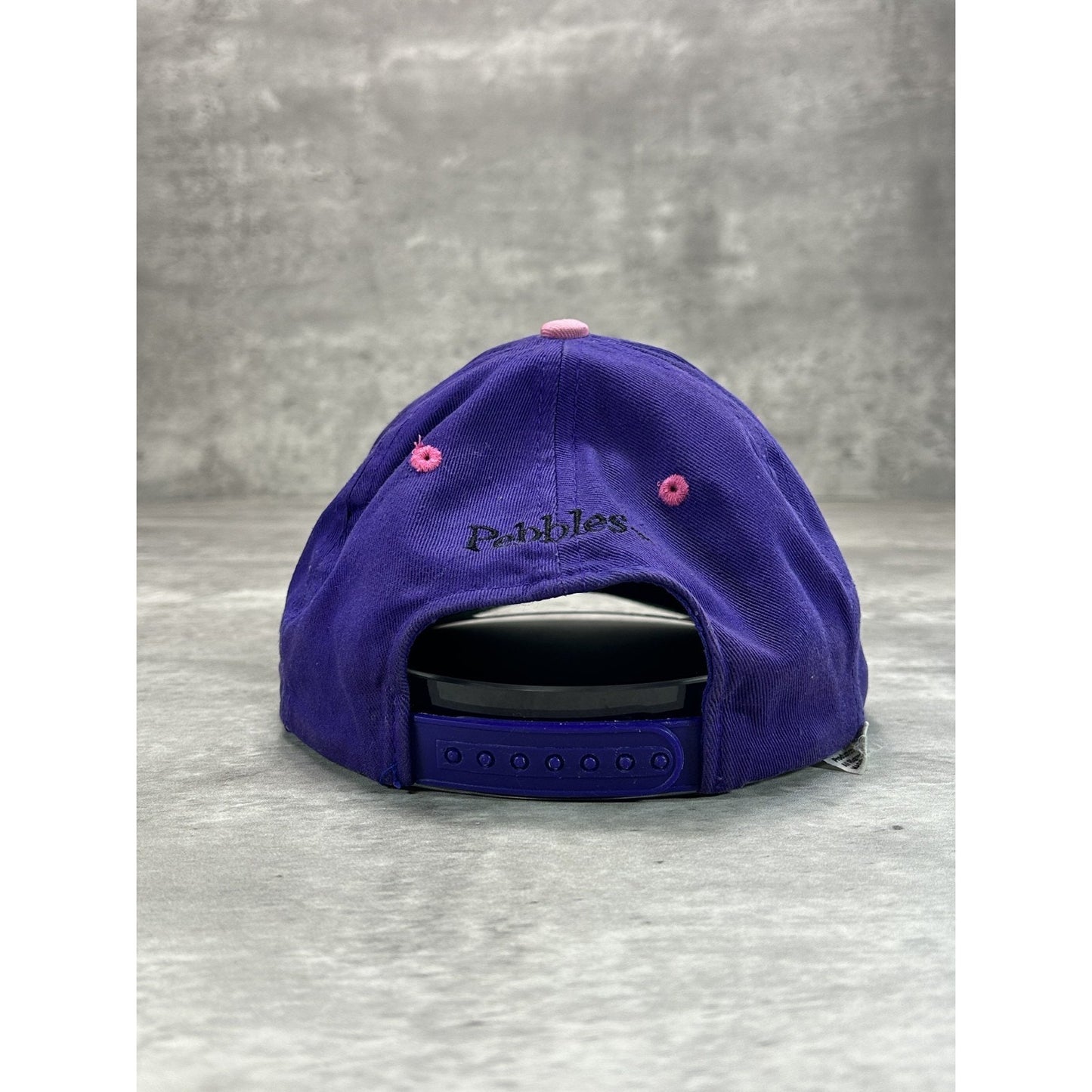 Vintage 1995 The Flintstones Pebbles Embroidered Tv Show Promo Snapback Hat OSFA