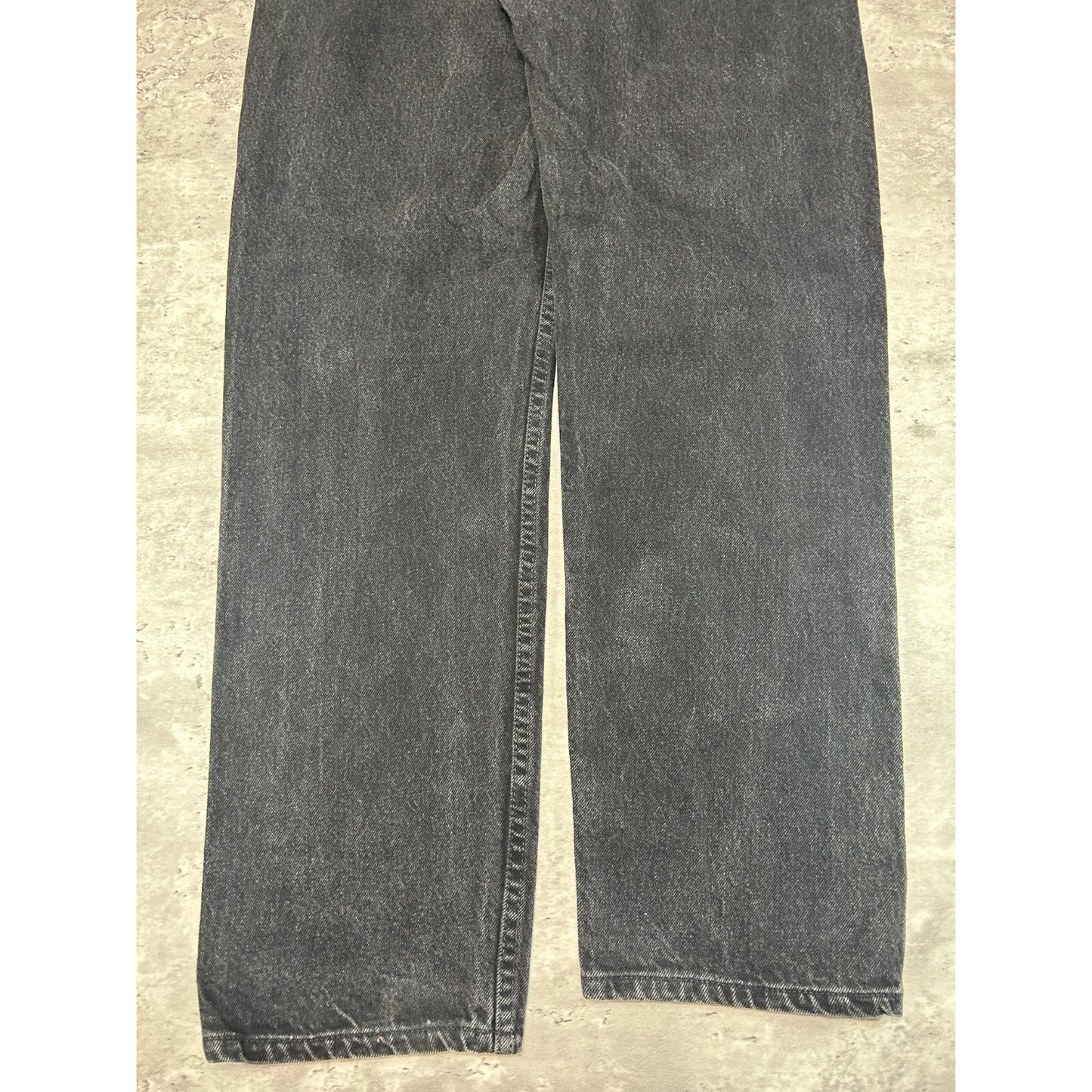 Vintage 90s Levis 505 Black Tab Black Denim Pants Size 36