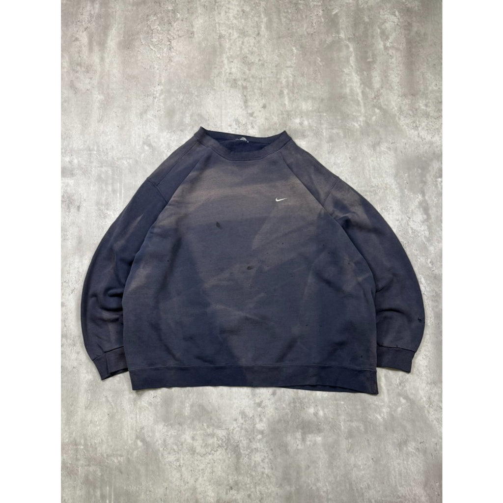 Vintage Nike Embroidered Mini Swoosh Crewneck Sweatshirt Size 2XL
