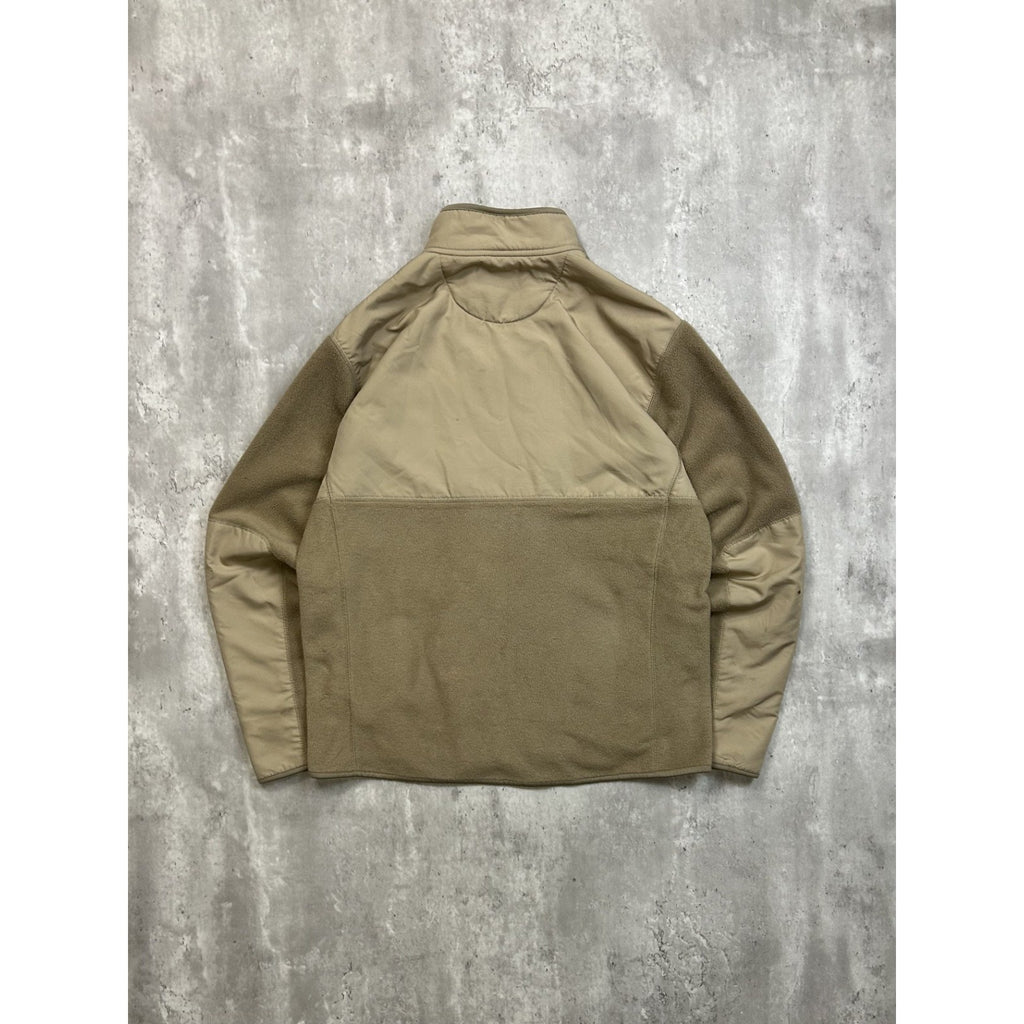 Vintage Chaps Ralph Lauren Earth Tone Full Zip Fleece Sweatshirt Size Large