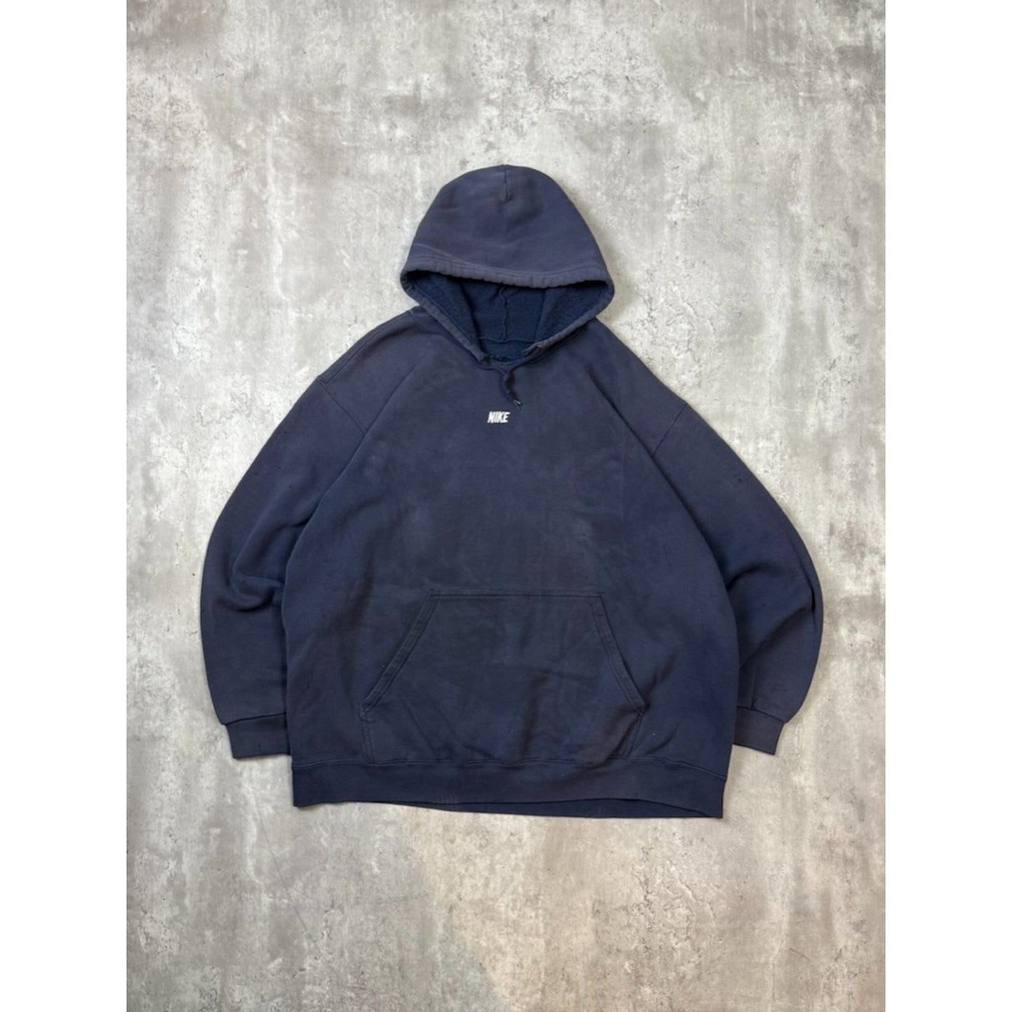 Vintage 2000s Nike Middle Spellout Pullover Hooded Sweatshirt Size 2XL