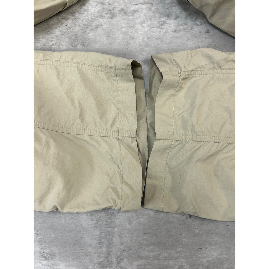 Vintage Columbia PFG Multi Pocket Convertible Nylon Fishing Pants Size Medium