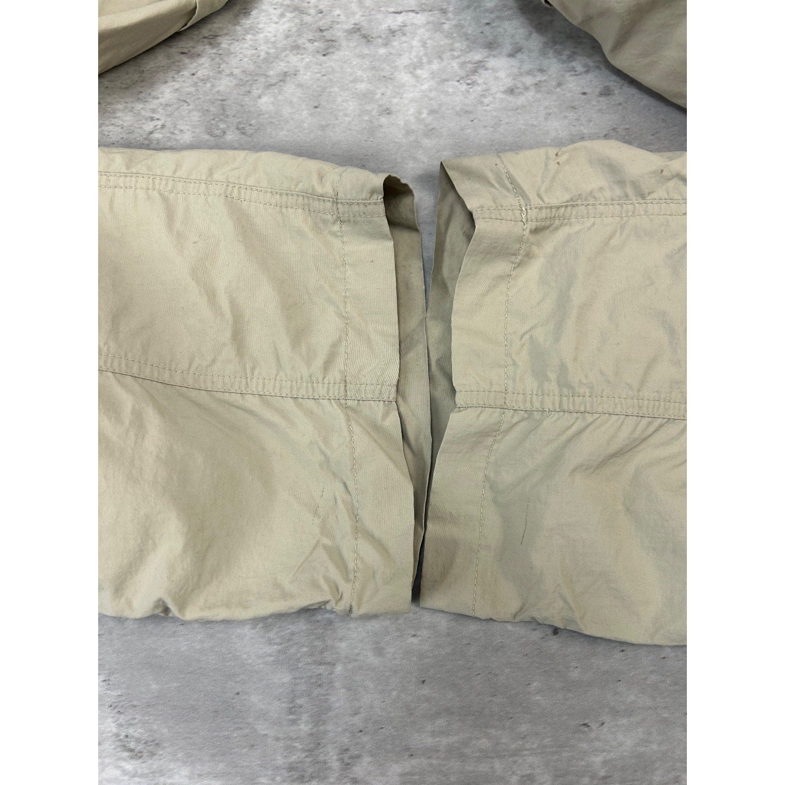 Vintage Columbia PFG Multi Pocket Convertible Nylon Fishing Pants Size Medium