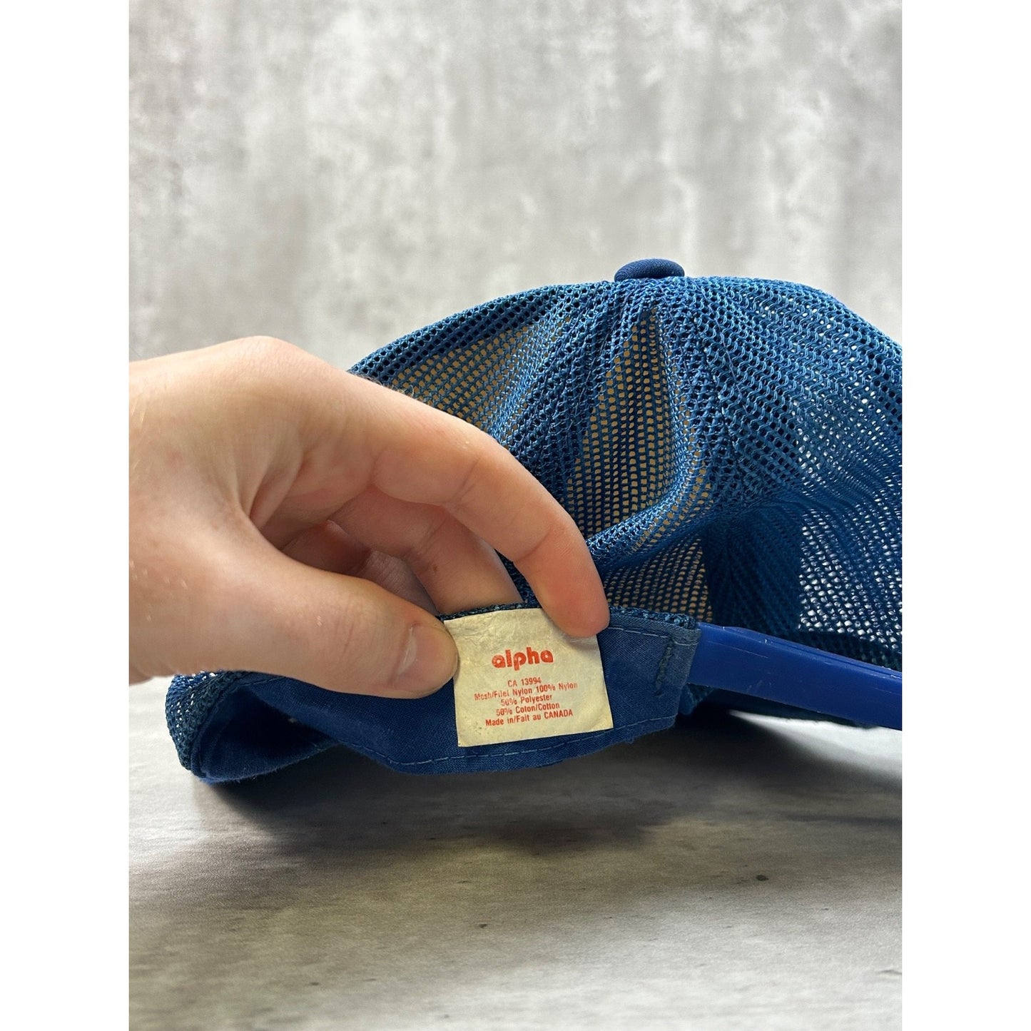 Vintage 80s/90s Teamsters Quebec Local 106 Union Trucker Snapback Hat OSFA