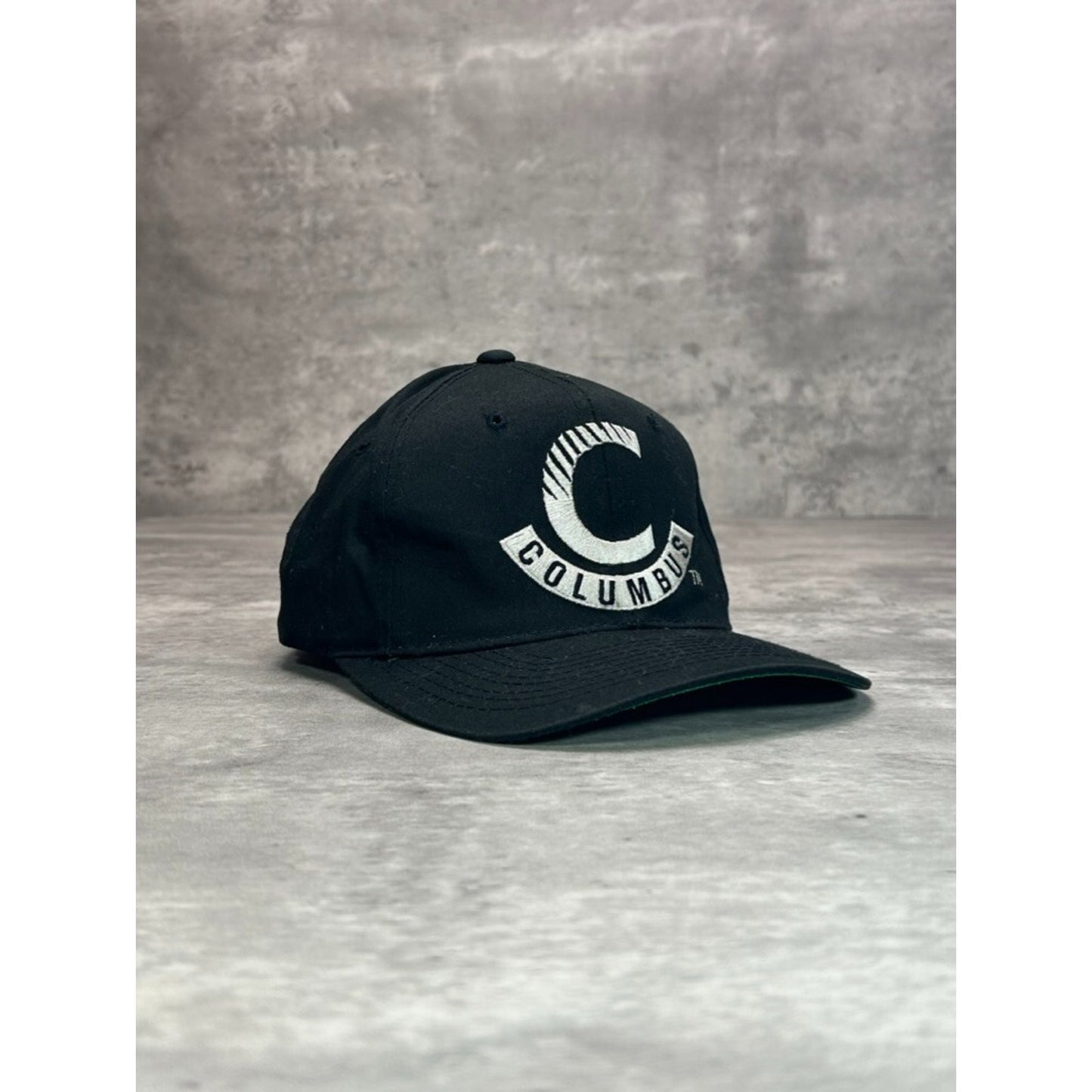 Vintage 90s Columbus Chill ECHL Embroidered Logo Hockey Snapback Hat OSFA